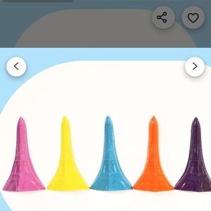 11 Eiffel Tower Crayons Multi-color Party Favors NEW